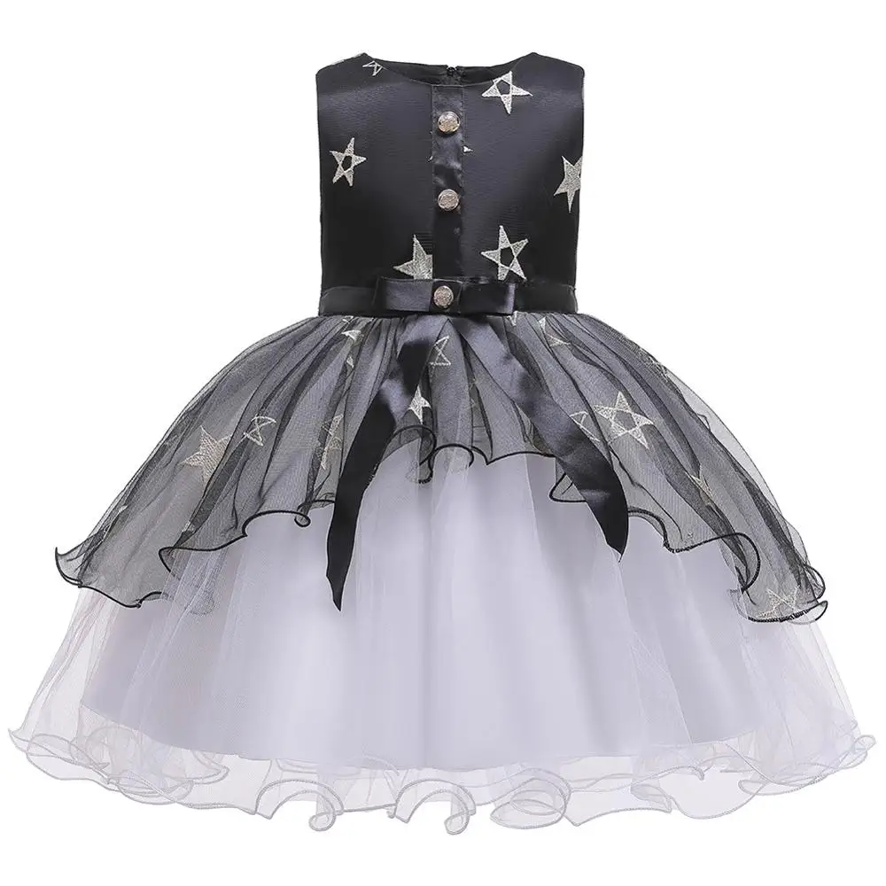 New Arrival 2019 Summer Girl Party Dress Kids Embroidered Dresses For Girls Clothes Children Princess Elegant Sleeveless | Детская