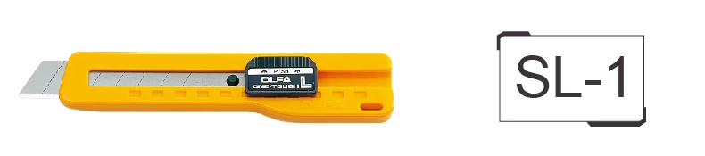 OLFA LB-10/50 японский импортный, тяжелый нож, углеродистая сталь, 18 мм, замена, серебро Прочное Лезвие