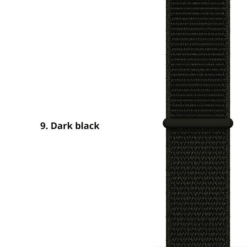 dark black Нейлоновый ремешок для Garmin Vivoactive3, ремешок Garmin Forerunner 645/245, сменный ремешок для часов, быстросъемный ремень для браслета - Цвет ремешка: dark black