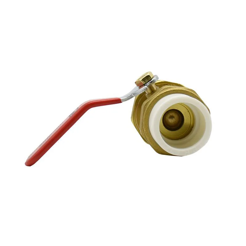 Полипропиленовый латунный теплосберегающий шаровой клапан 1/2 3/4 1 &quot фитинг для