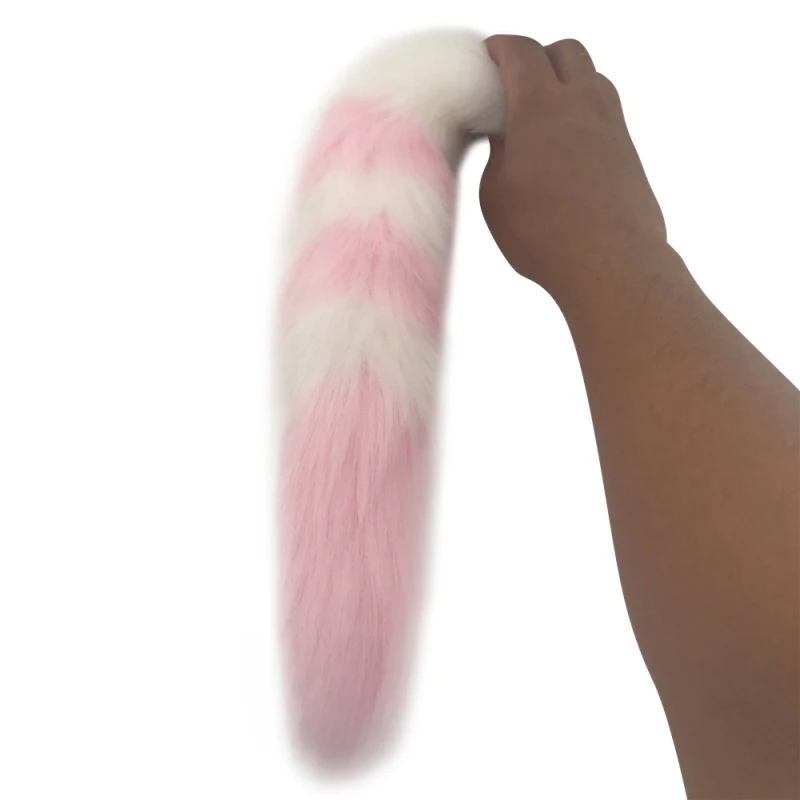 Металлическая Анальная пробка мягкий расширитель ануса с лисьим хвостом