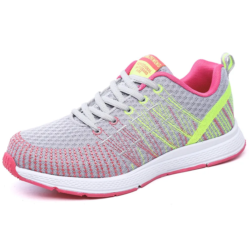 

Skyaxmoto New mesh breathable comfortable big size women fashion sports running shoes female models student running shoes