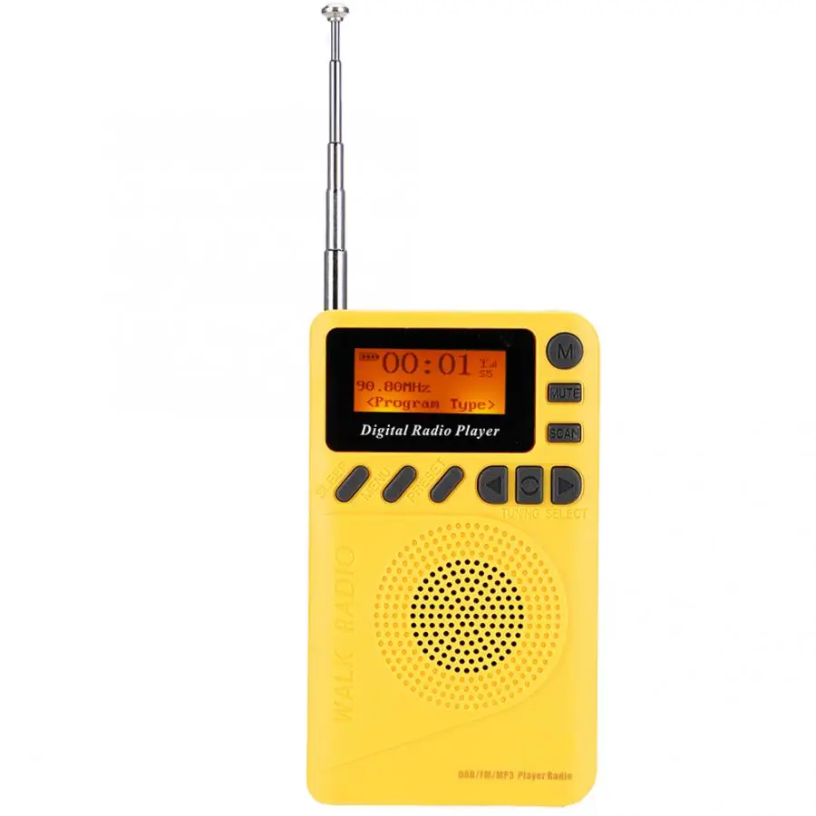 Мини карманный цифровой DAB + FM плеер радио с ридером MP3-плеер fm-радио стерео