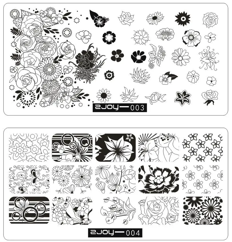 Набор трафаретов для ногтей 30 стилей дизайна печати изображений красоты женщин