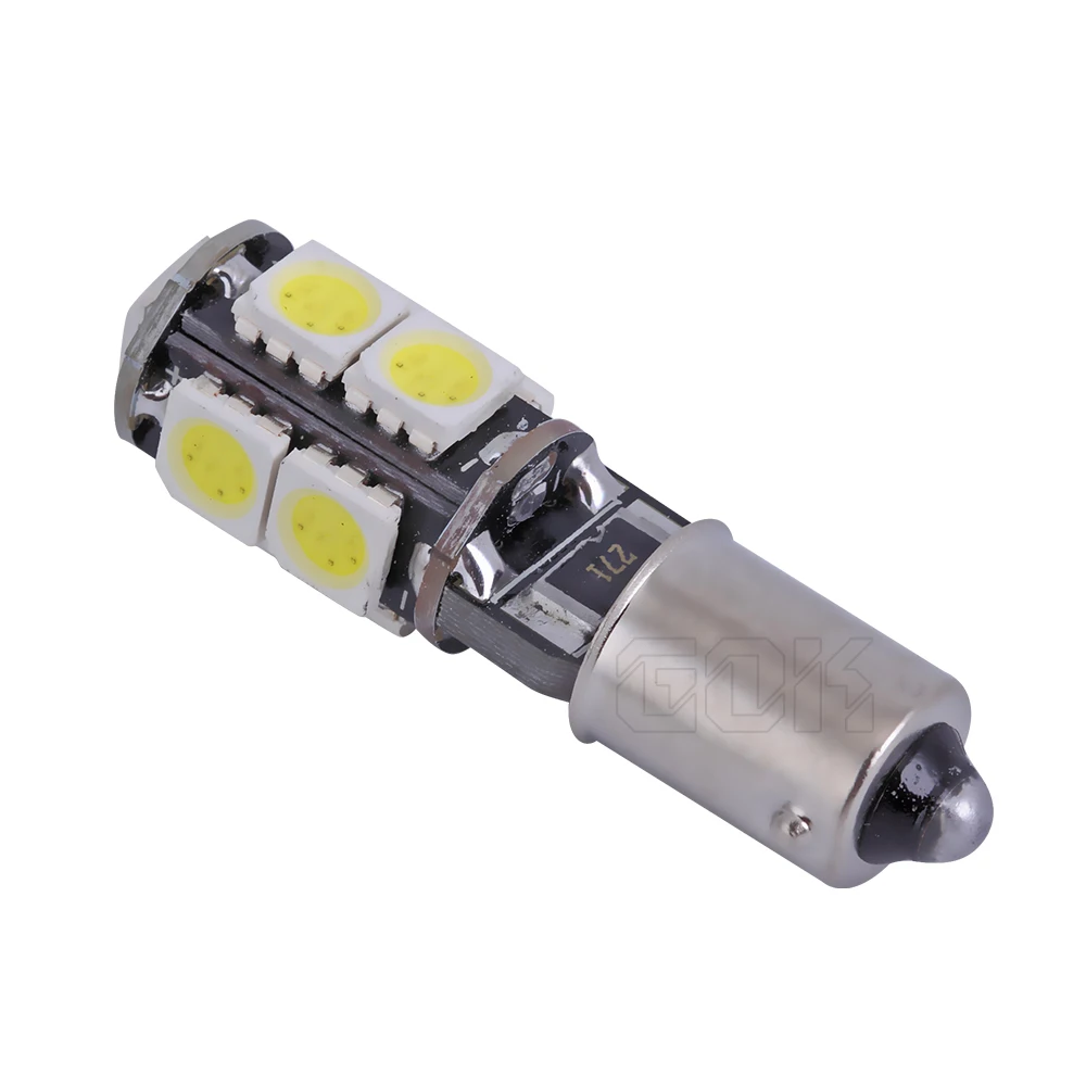 Светодиодная лампа canbus 9smd для салона автомобиля белая 2 шт./лот 5050 светодиодов без