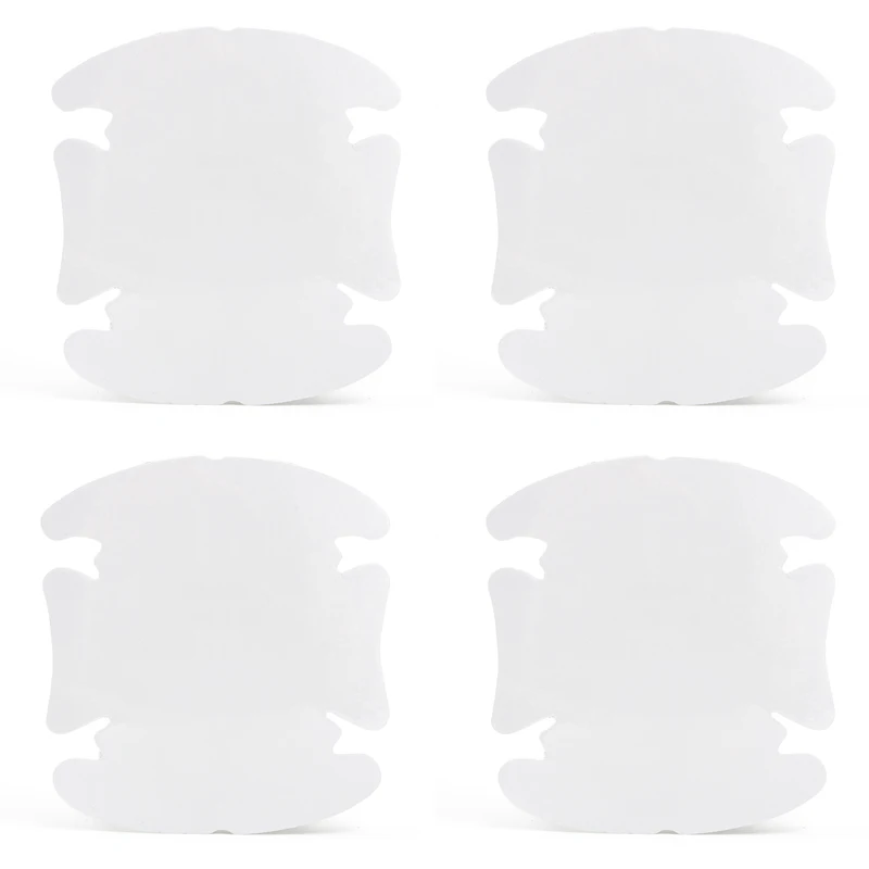 LEEPEE 4 шт./лот Защитная пленка для ручки автомобиля внешняя прозрачная наклейка