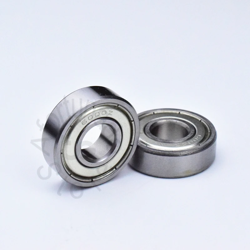 6000ZZ 10*26*8 (мм) 1 шт. подшипник ABEC 5 6000 6000z радиальный из хромированной