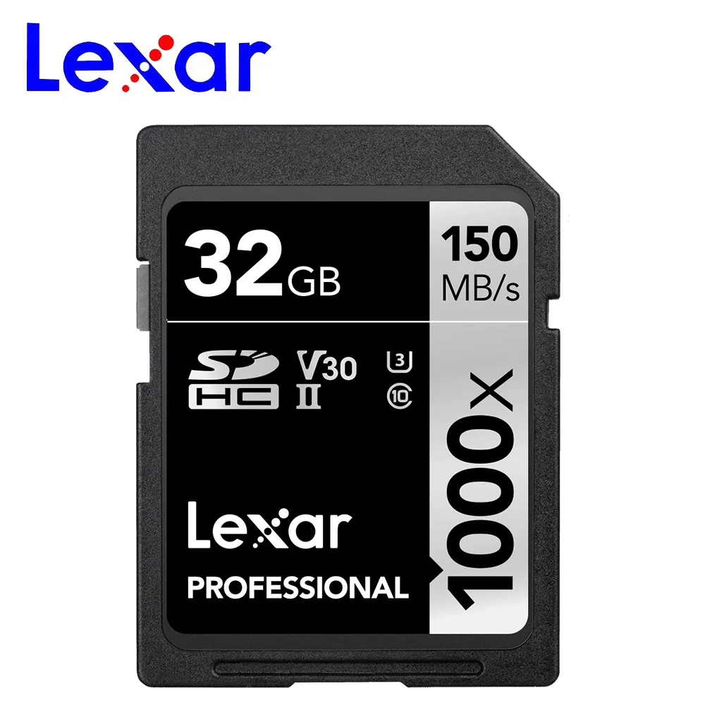 Lexar 32 Гб класс скорости 10 1000X SD карты SDHC/SDXC U3 памяти UHS II/U3 высокая скорость 150 МБ/с.