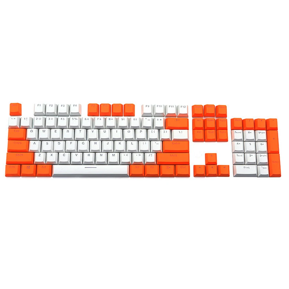 104 ключ английский Languag PBT игровой Keycap двойной цвет компьютер аксессуар