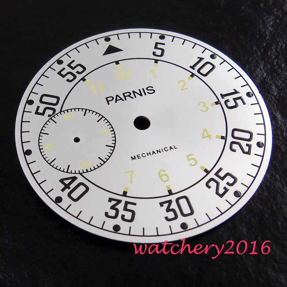 Мужские наручные часы Parnis черные или белые с циферблатом 38 9 мм 6497|watch dial|dialdial watch |