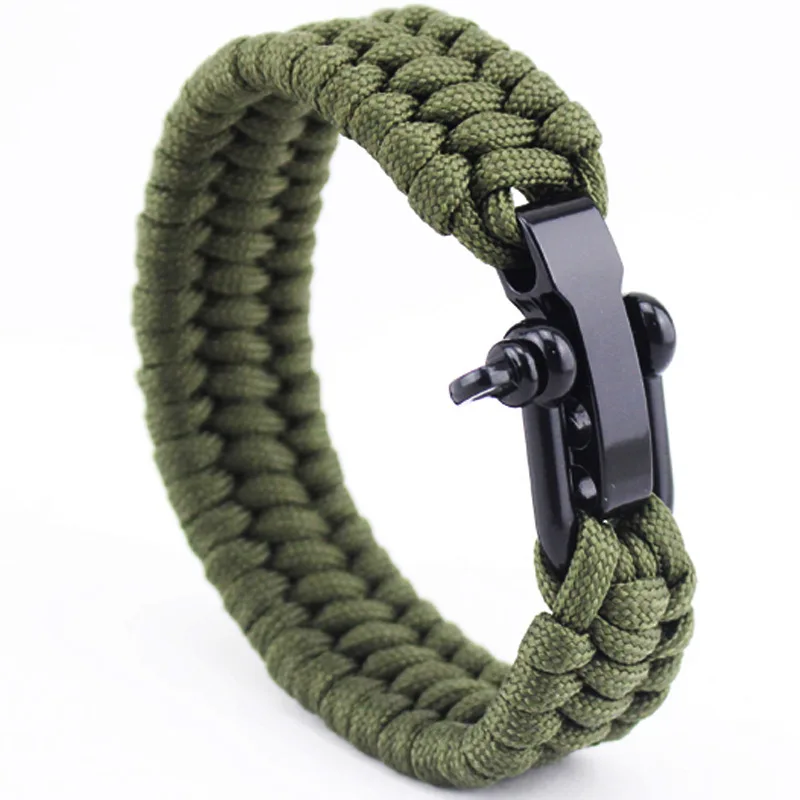 New Arrival Mens Stainless Steel Anchor Shackles Black Leather Bracelet Surf Nautical Sailor Men Wristband Fashion Jewelry | Украшения и