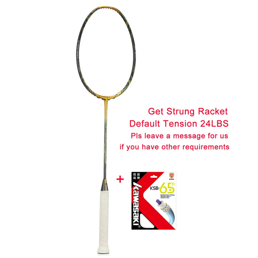 get strung Кавасаки мастер 800II ракетка для бадминтона 3U 5 звезд 46T 3 в 1 коробка типа рама с шкалой X технология профессиональная ракетка - Цвет: get strung