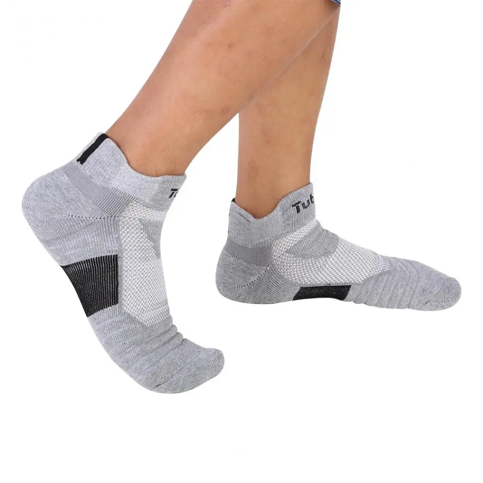 All Seasons Men Cotton Cycling Sports Sock Running Breathable Anti Sweat Wicking Knitting Soft Short Socks for Racing Basketball | Спорт и