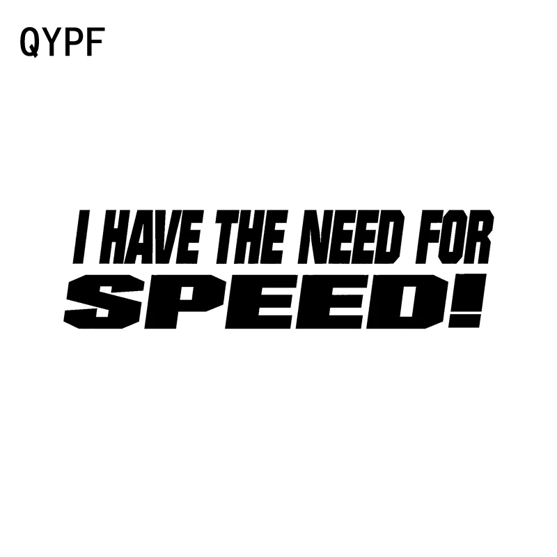 Светоотражающая наклейка QYPF 15 см х 4 1 Виниловая для мотоцикла I Have Need To Speed C15-1553 |