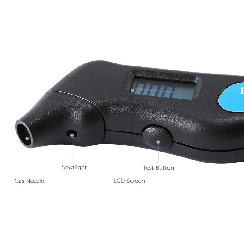 Цифровой измеритель давления в шинах с ЖК дисплеем для автомобилей мотоциклов