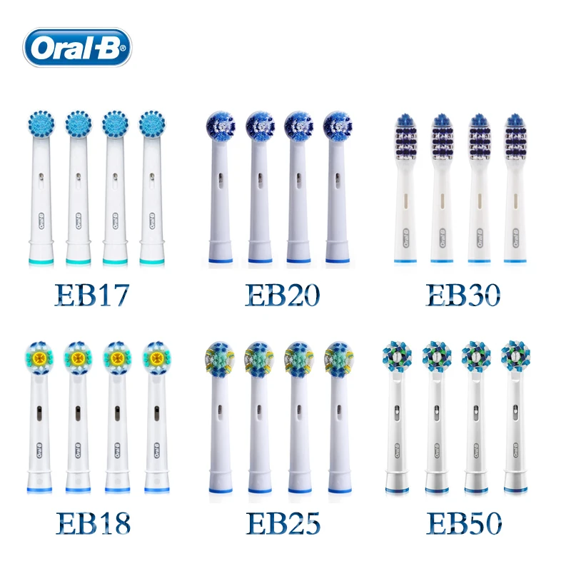 Натуральная зубная щетка Oral B высокоточная Чистящая сменная для ротора