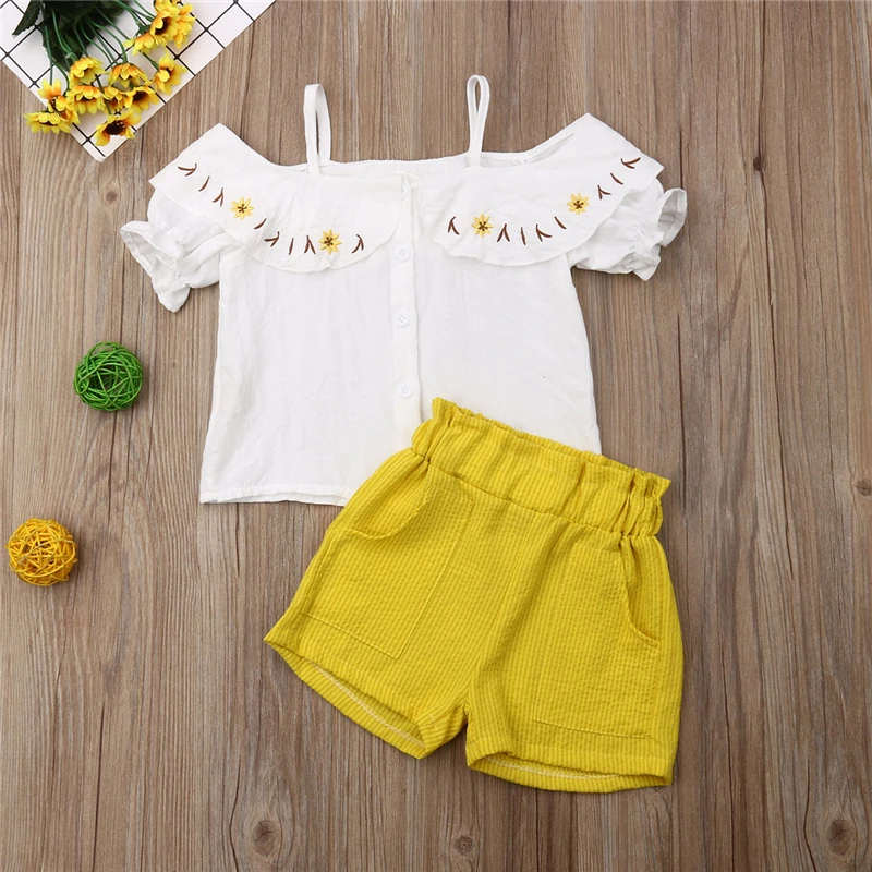 Летняя рубашка с короткими рукавами и цветочным принтом топы шорты костюмы От 3