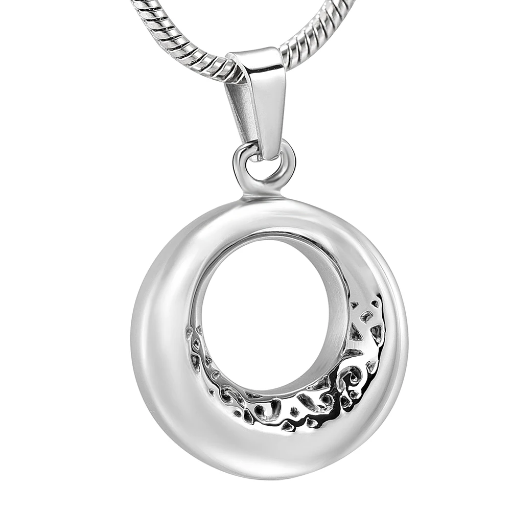 

IJD8197 Circle Of Life Cremation Jewelry For Ashes Of Loved ones Keepsake Memorial Urn Pendant Necklace For WomenMen