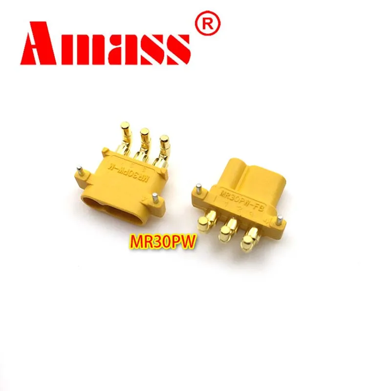 Разъем Amass MR30 MR30PB MR30PW 10 пар/20 шт. с оболочкой Мама и папа для радиоуправляемой