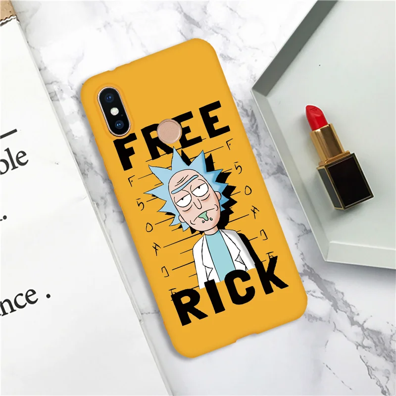 Матовый чехол из ТПУ с забавным рисунком Рика и Морти для Xiaomi mi 9T Pro A1 A2 6X5X8 Lite 9 SE Red mi K20 7A S2 Note 7 Pro Fundas