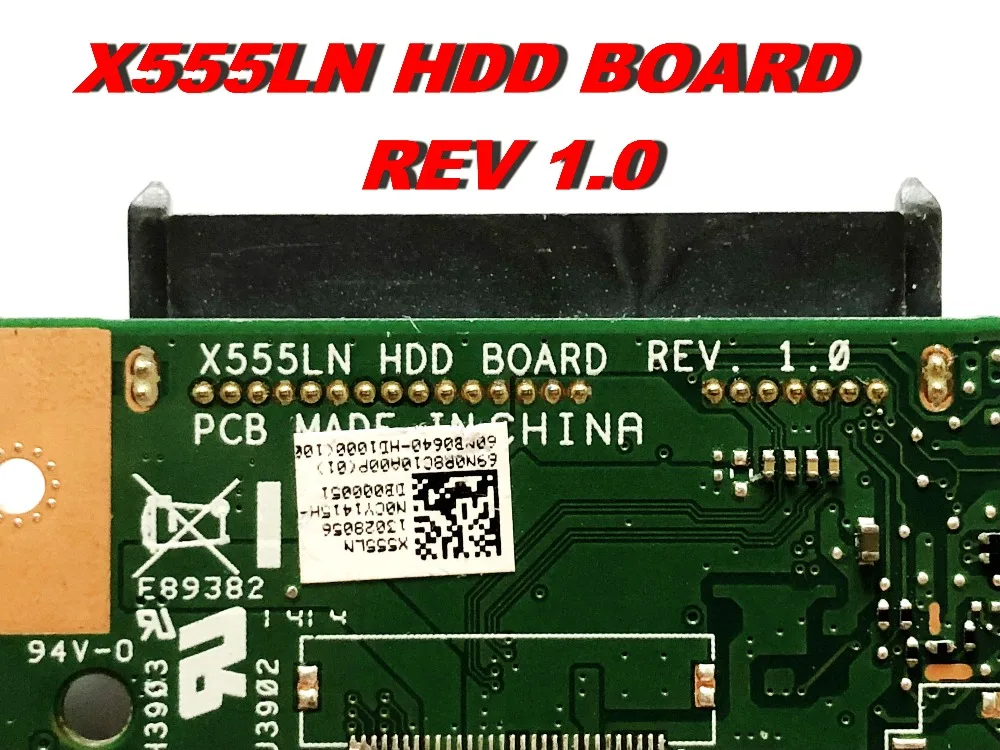 Оригинал для ASUS X555LN HDD плата REV 1. 0 протестирована хорошая бесплатная
