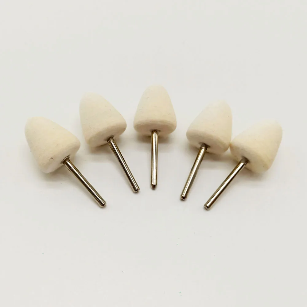 Cone 5pcs 5 шт. мини конусные и цилиндрические формы колодки наборы из микрофибры полировальные колодки для ухода за автомобилем Войлок полировальный диск Шерсть Войлок полировочные колодки - Цвет: Cone 5pcs