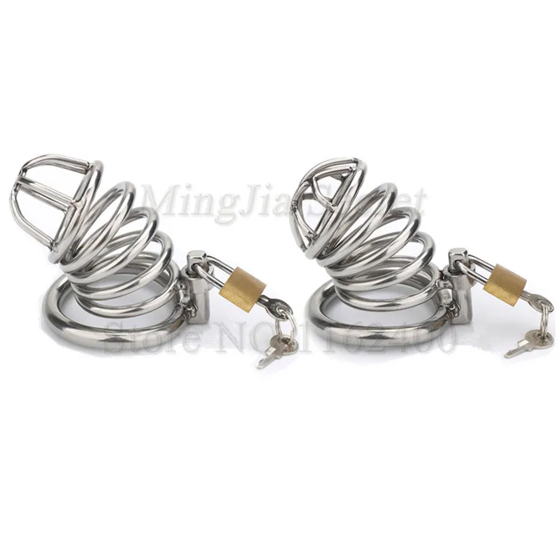 Мужское устройство верности из нержавеющей стали с замком клетка на член