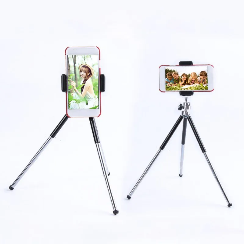 Полностью металлический легкий двойной головкой 3 секции портативный длинный