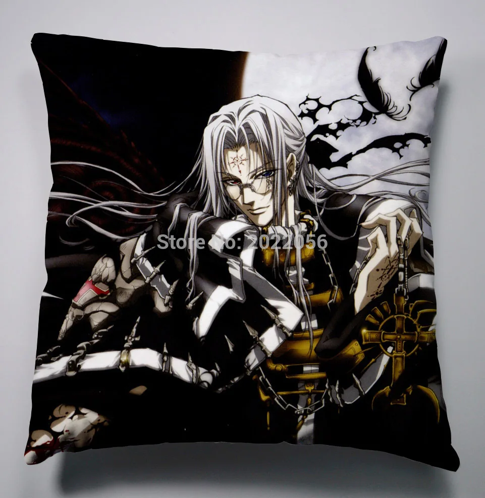 Аниме Манга троица кровь шелк Подушка Чехол 40x40 см наволочка сиденье постельное
