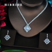hibride newest shinny marquise cut cubic zirconia jewelry sets earring set women wedding bride jewelry accessories n 351