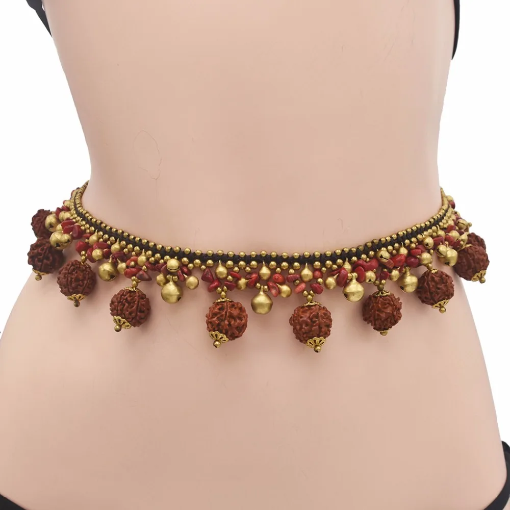 Женский Плетеный ремень в стиле бохо этническая цепочка для танца живота с