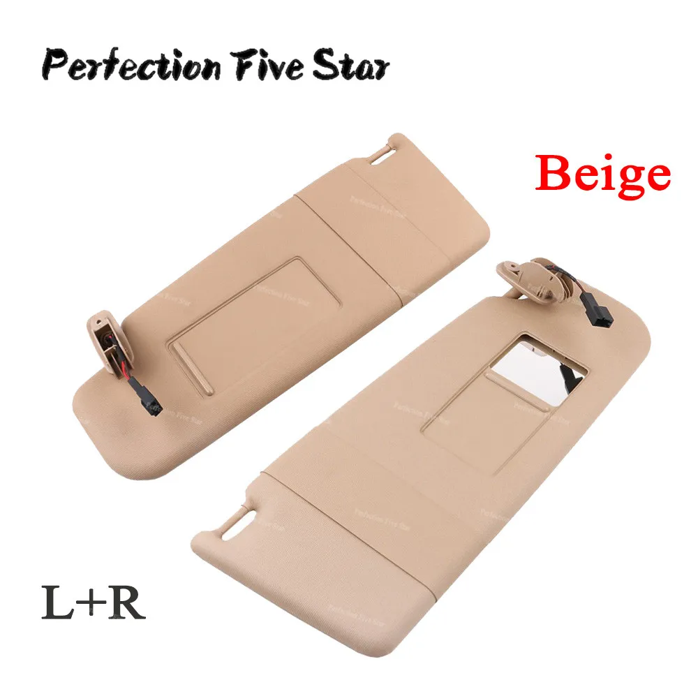 Солнцезащитный козырек L R бежевый для VW Beetle Golf Jetta MK4 Passat B5 Skoda 1998 2013 3B0857552AM 3B0 857 552