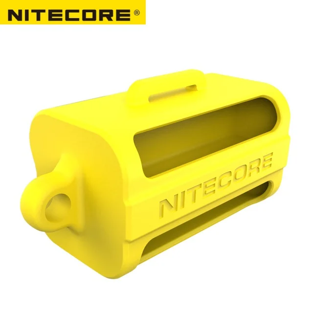 Yellow Nitecore NBM40 силиконовый чехол-держатель коробка для хранения портативный аккумулятор журнал 18650 чехол для батареи - Цвет: Yellow