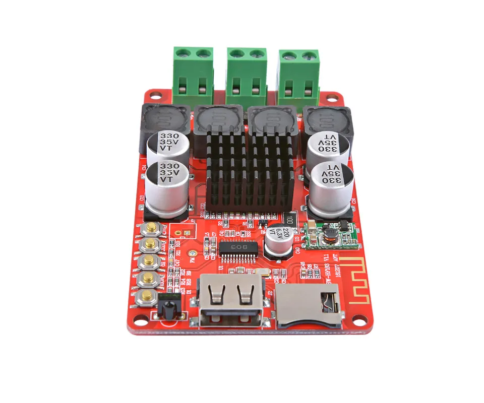 AIYIMA TPA3116 Bluetooth усилитель аудио Плата стерео цифровой Amplificador Поддержка U диск TF декодирование 2X50 Вт домашний кинотеатр