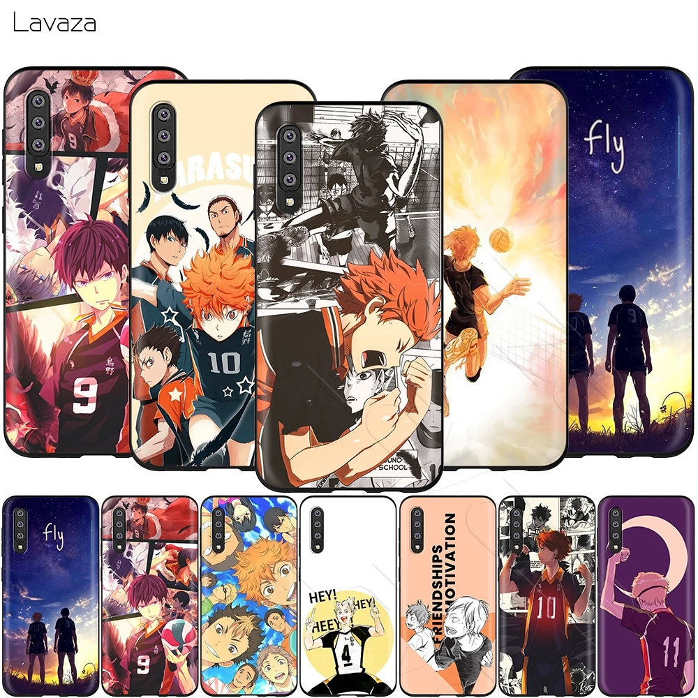 Чехол с аниме атаками лавазы Haikyuu Hinata для Samsung Galaxy Note 10 Plus A10 A30 A40 A50 A70 M20 A20 A20S A10S A30S