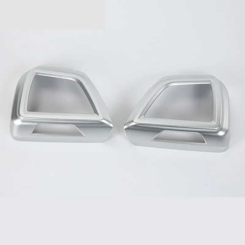 2PCS New Style L/R ABS Matt Silver Dashboard Vent Decorative Cover for Subaru XV Crosstrek 2018 Interior Trims Styling | Автомобили и