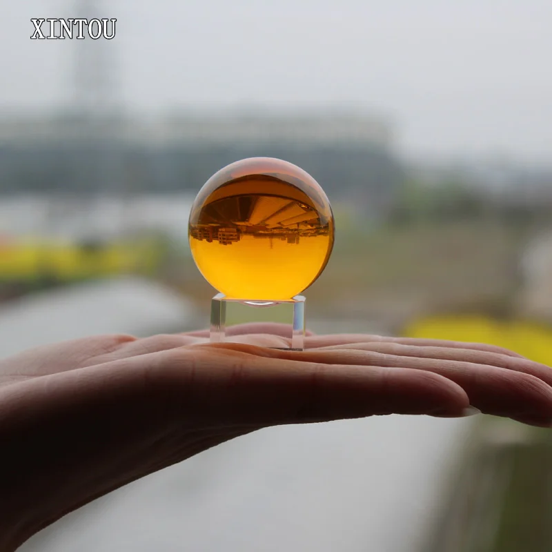 XINTOU Коричневый Стеклянный шар 40 мм декоративный шарик для фотографии волшебные