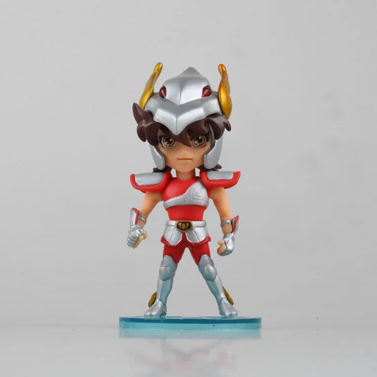 HKXZM Аниме Фигурка 10 см 5 шт./компл. Saint Seiya Ikki Shiryu Hyoga Сейя Сюн ПВХ Фигурки Модель