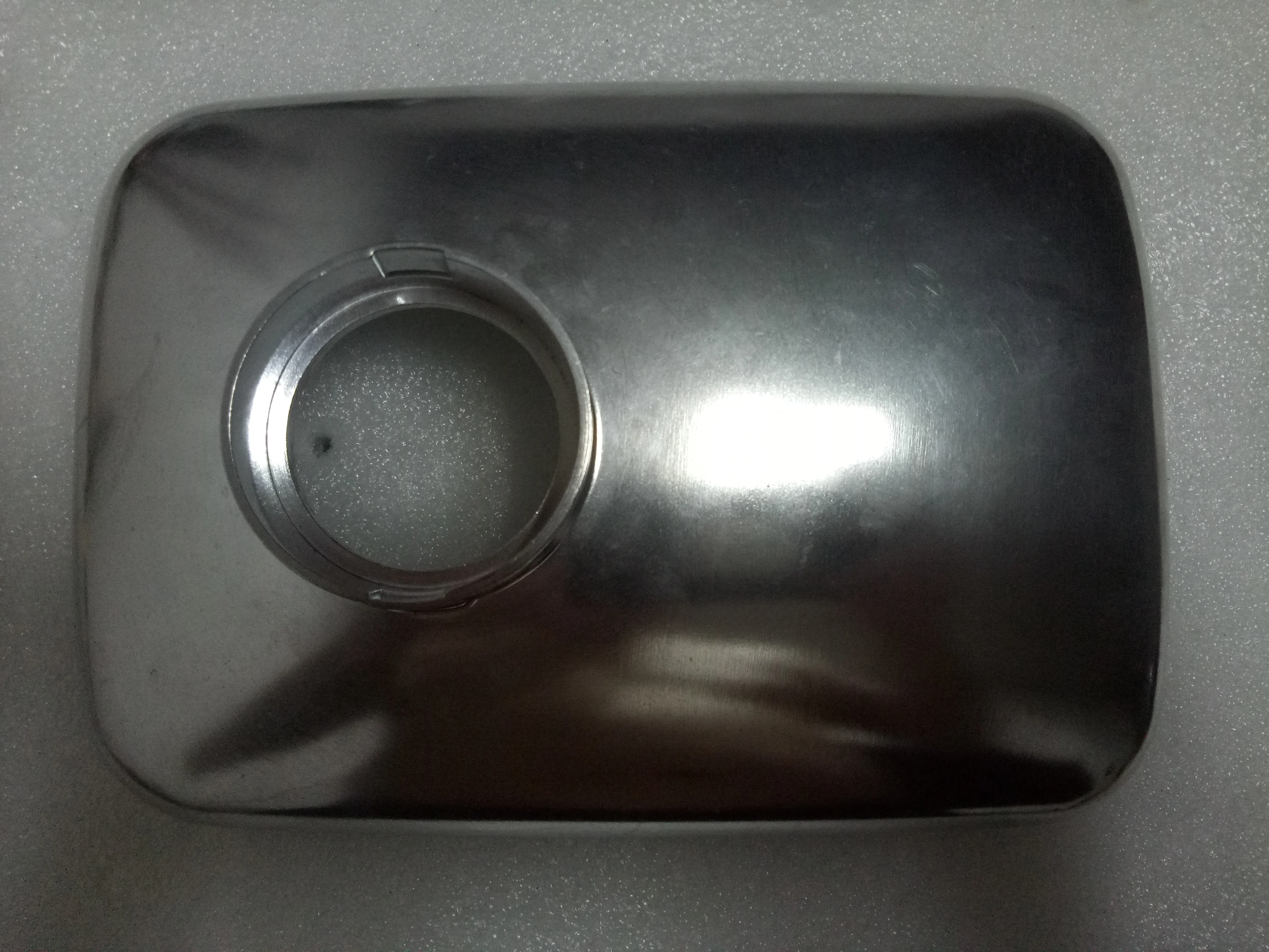

High-quality aluminum alloy meat grinder tray /The inner hole has a step