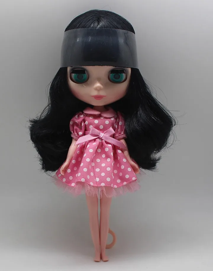 Наряды для Blyth doll, платье в горошек, милый комбинезон для 1/6, azone BJD pullip licca