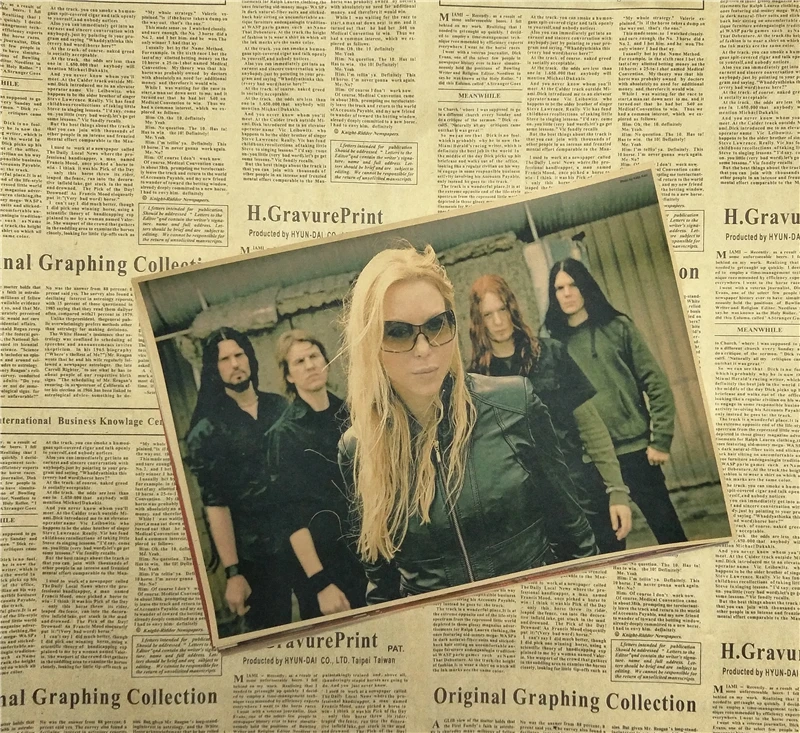 Свод врага Декор для дома крафт кислота рок музыка постер рисунок ядро наклейки