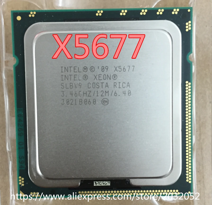 Четырехъядерный процессор Intel Xeon X5677 3 46 ГГц/130 Вт/12 МБ кэш 6 40gt/s SLBV9 (100% рабочий