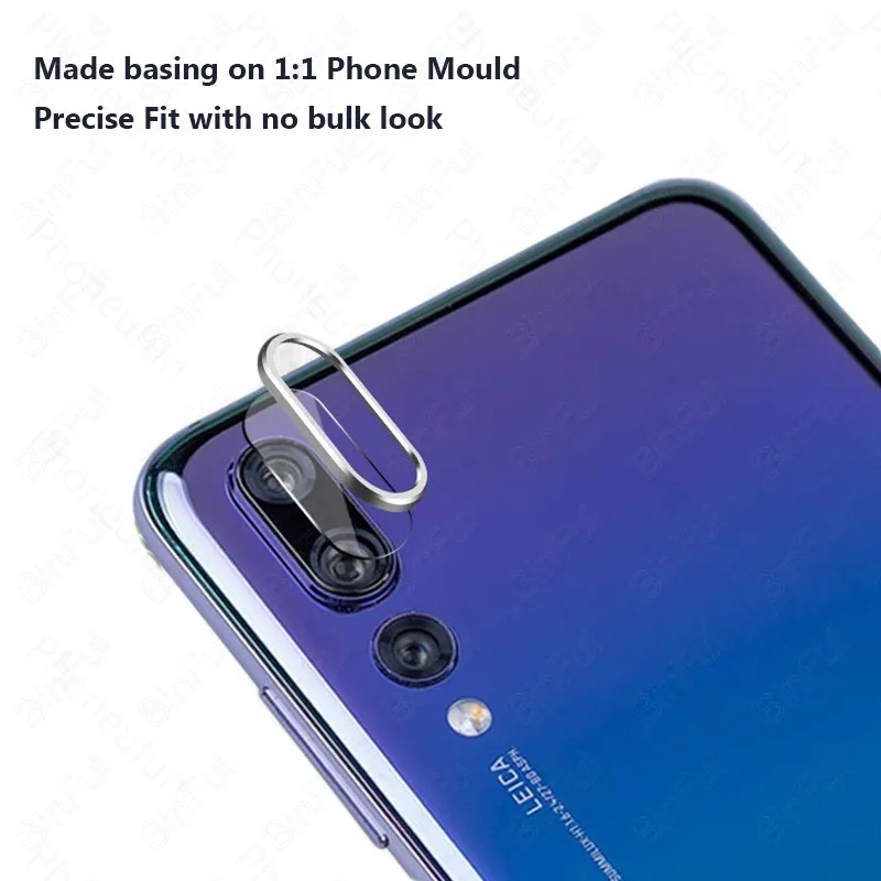 Для huawei P20/Pro, защита объектива камеры, мягкое закаленное стекло, Задняя крышка объектива, защитная пленка, металлическое кольцо, Аксессуары для мобильных телефонов