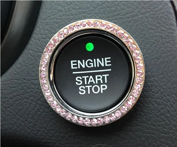 Универсальный бриллиантовый брелок для запуска и остановки двигателя роскошное