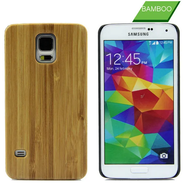 Fashionable Bamboo Wood Shell With Amorous Feelings Restoring Ancient Ways For Samsung Galaxy S5 Case |