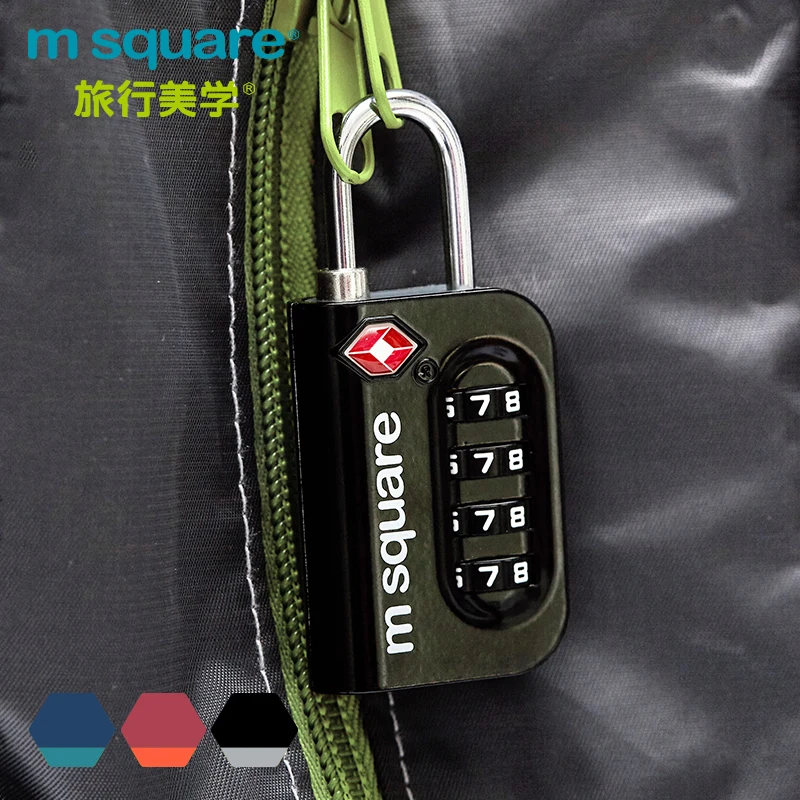 М площадь Туристические товары для 4 цифры Комбинации tsa замок Чемодан чемодан