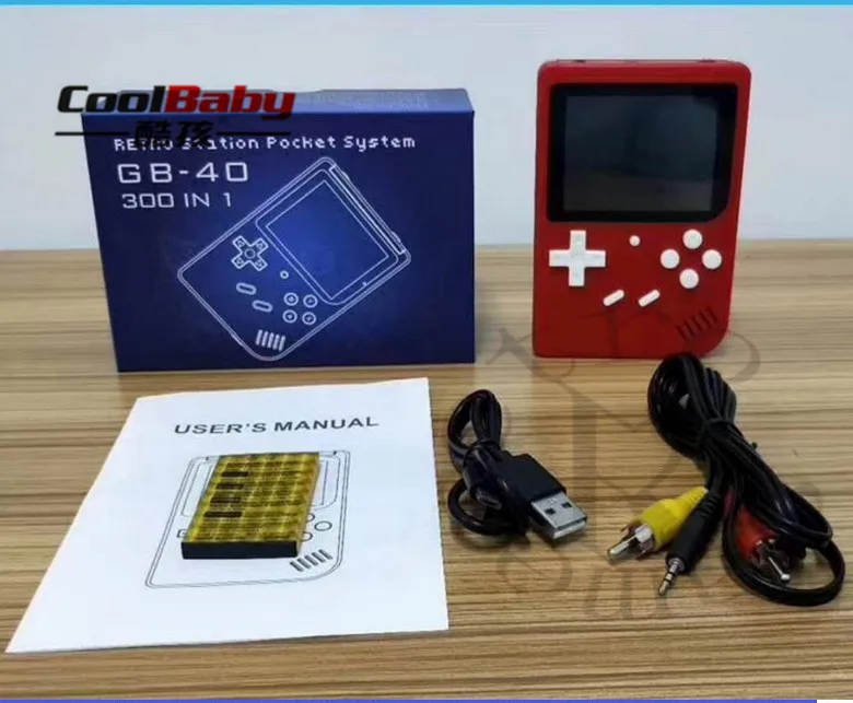 Ретро Мини ТВ Портативный 3 0 &quotэкран портативная игровая консоль встроенный 300