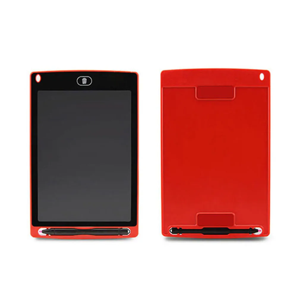 Red 8,5 ''портативный Смарт ЖК-планшет для письма электронный блокнот для рисования графическая доска со стилусом ручка с батареей подарок для детей - Цвет: Red