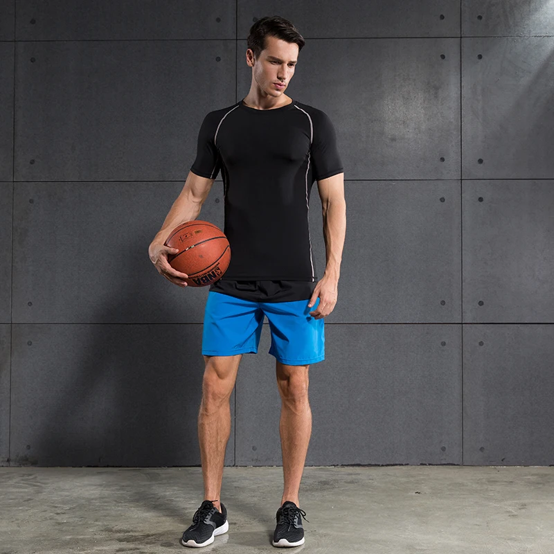 2 предмета/комплект удобная сухая дышащая дышащие шорты для бега фитнес костюмы