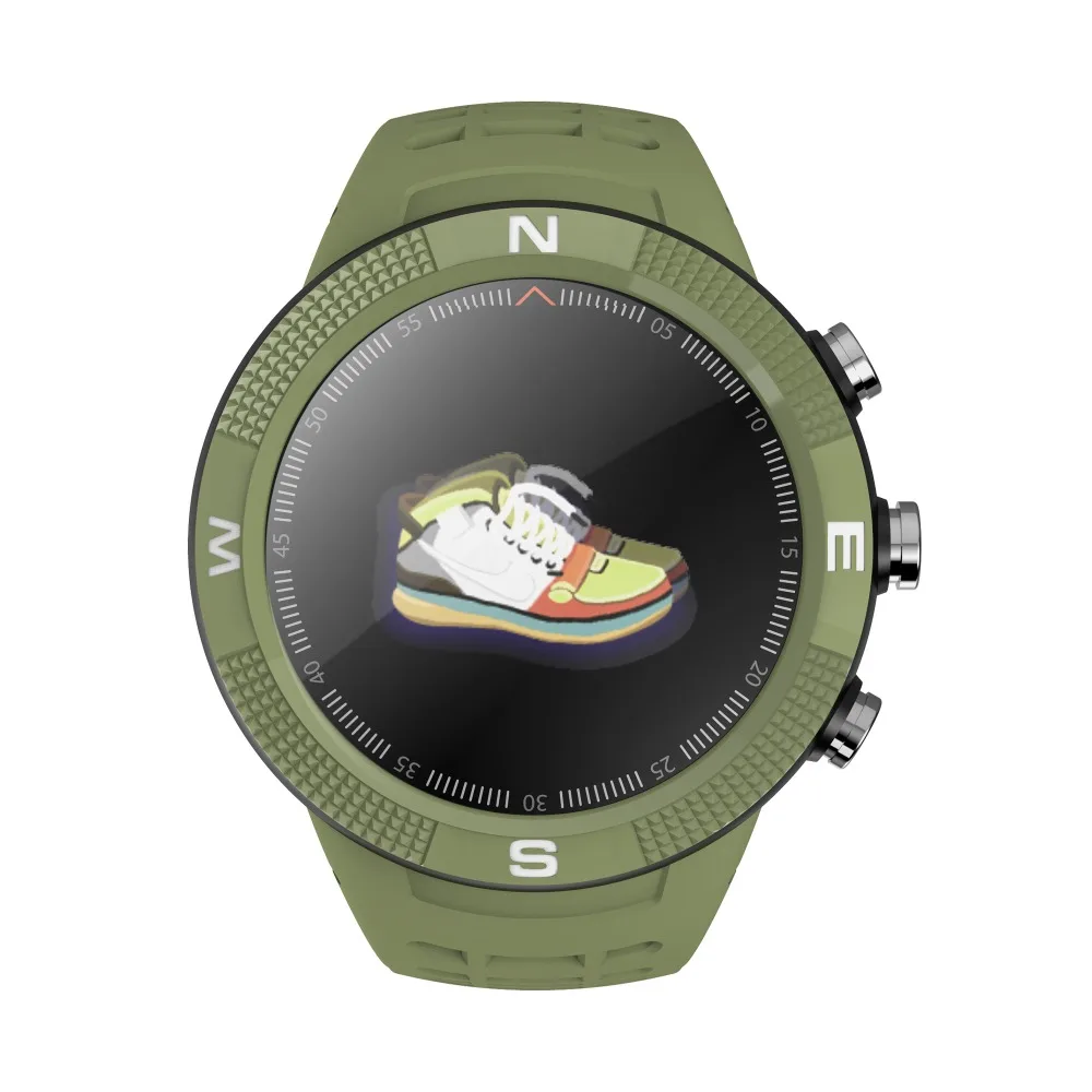 F18 спортивные Smartwatch Android круглый Bluetooth наручные часы Для мужчин женщин IP68